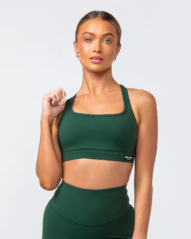 Animal Print BraDesire Aura Bra - Forest Green