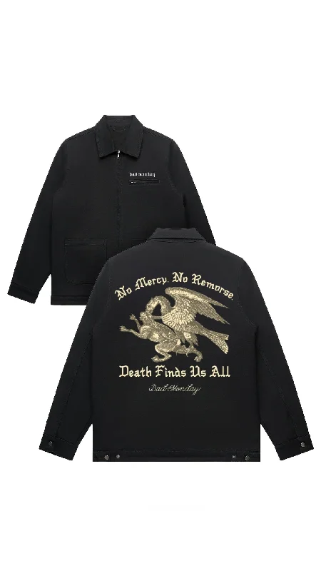 Death Finds Us All Service Jacket Black