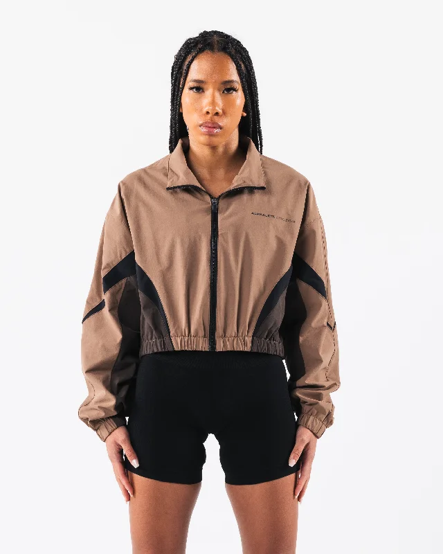 Retro Crop Jacket - Oak / Cashmere