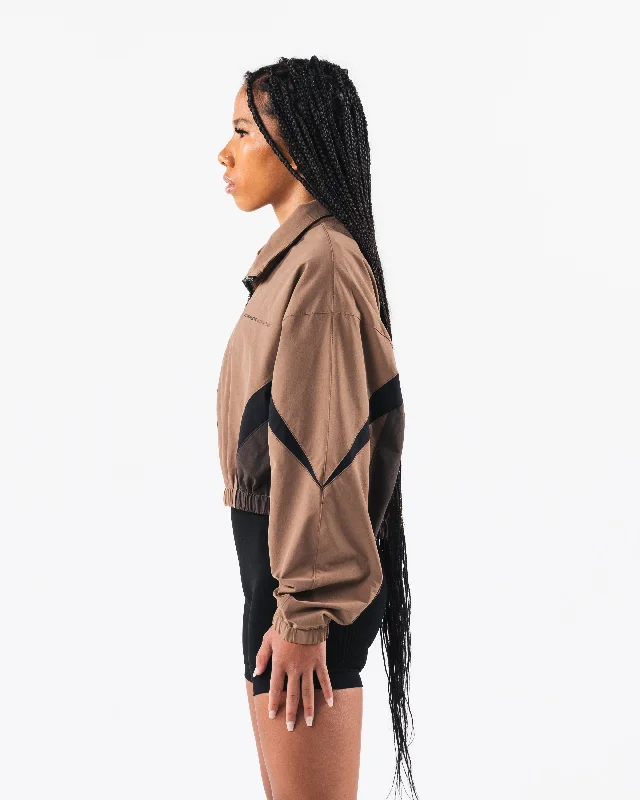 Retro Crop Jacket - Oak / Cashmere