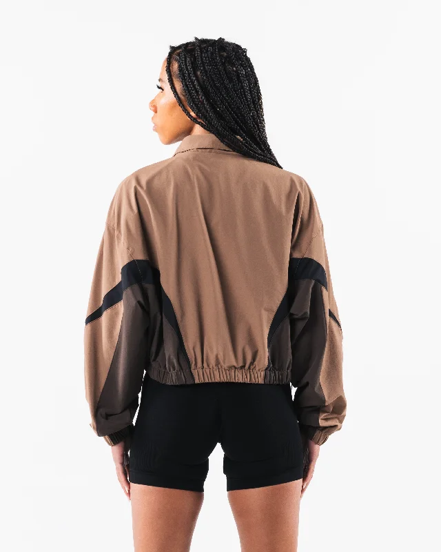 Retro Crop Jacket - Oak / Cashmere