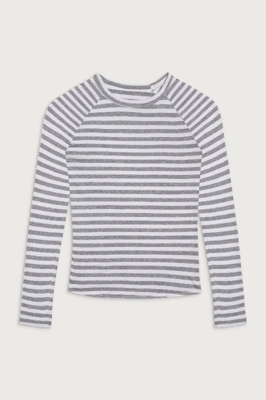 Avenue Cotton Long Sleeve Shirt - Hazy Stripe