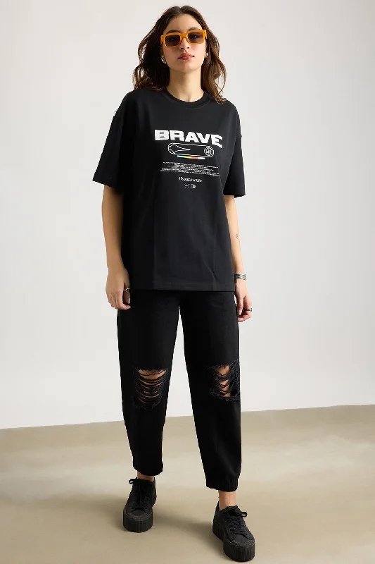 Brave Black Tee