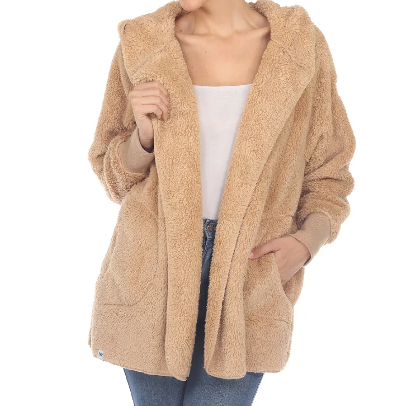 Hooded Cardigan with Pockets