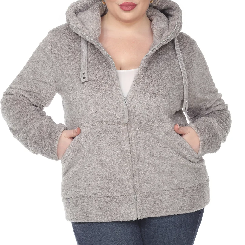 Plus Size Sherpa Hoodie