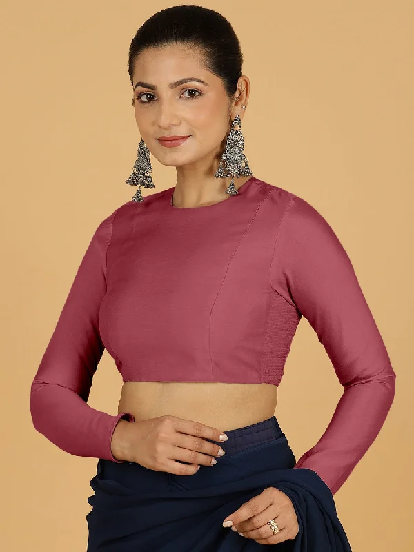 Jaya x Rozaana |  Saree Blouse in Rose Pink