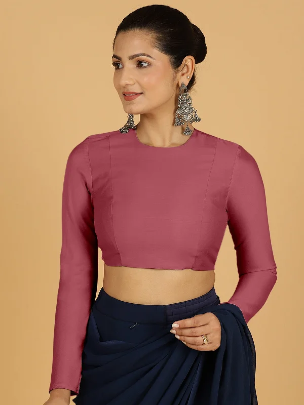 Jaya x Rozaana |  Saree Blouse in Rose Pink