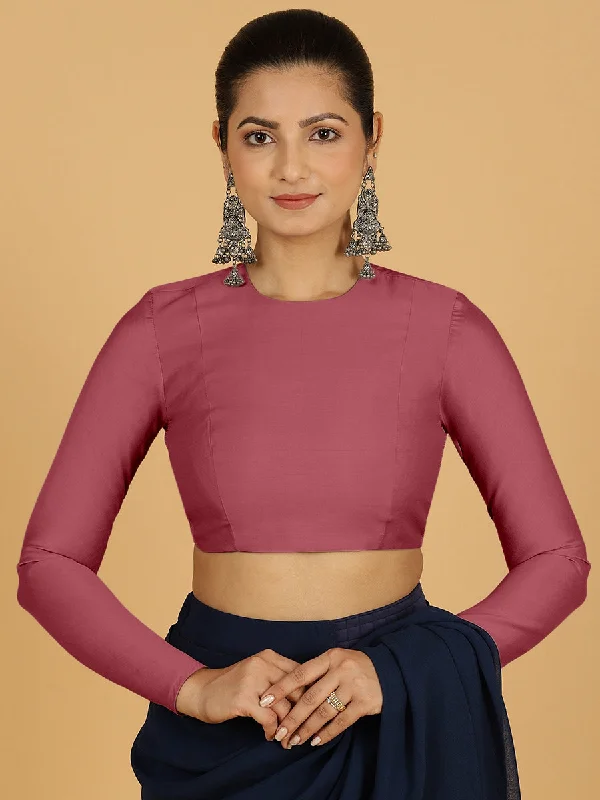 Jaya x Rozaana |  Saree Blouse in Rose Pink