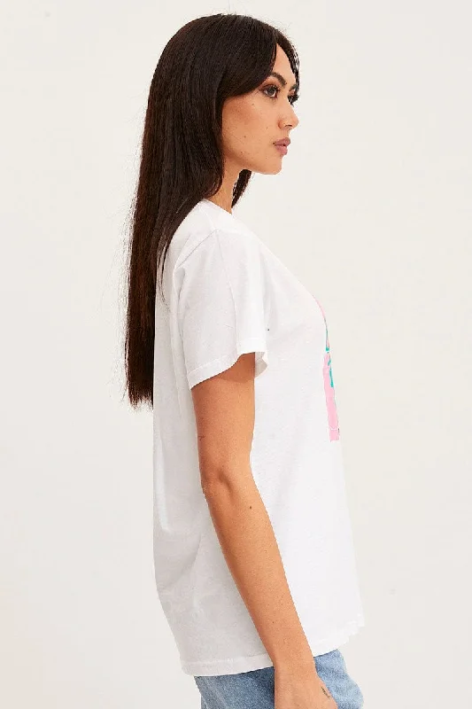 White T Shirt Short Sleeve