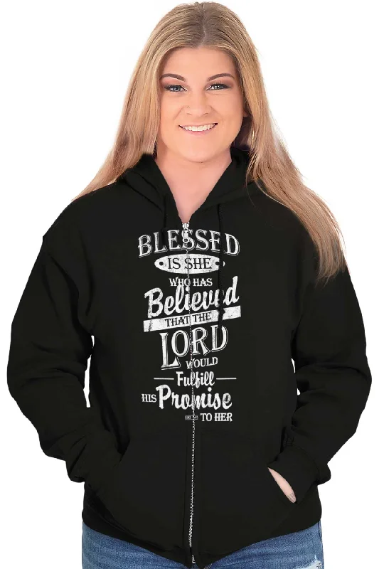 Blessed is Zip Hoodie