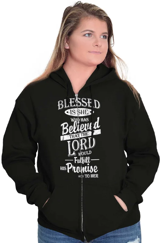 Blessed is Zip Hoodie