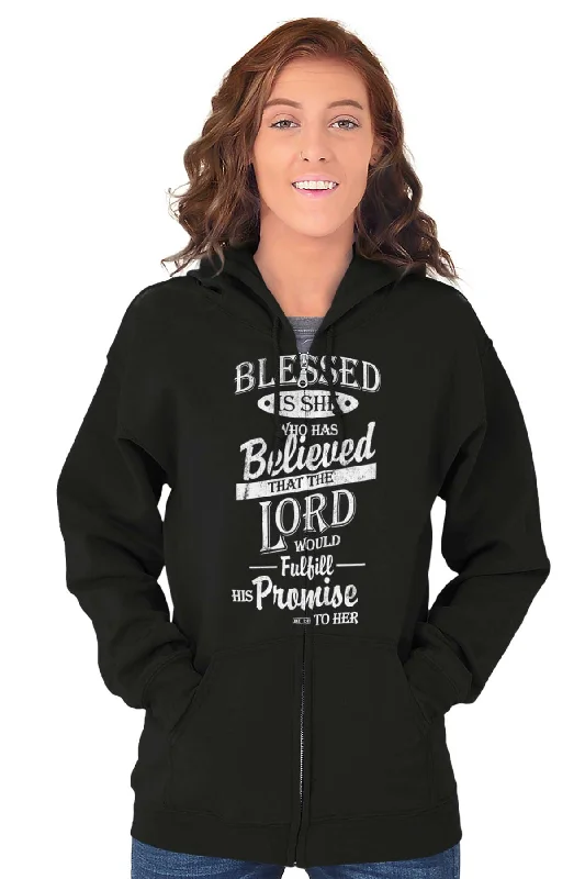 Blessed is Zip Hoodie