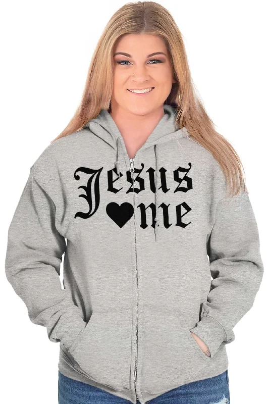 Jesus Hearts Me Zip Hoodie