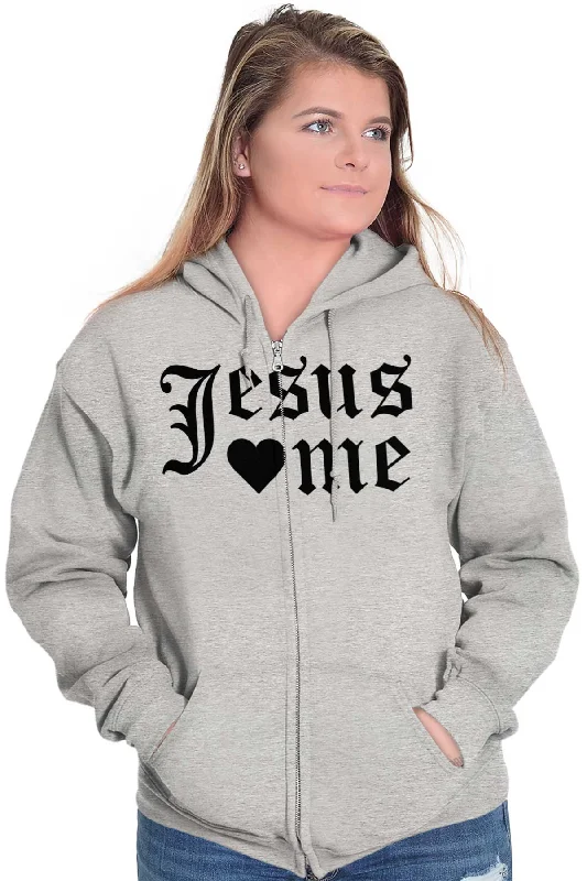 Jesus Hearts Me Zip Hoodie