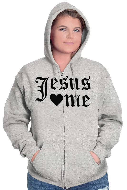 Jesus Hearts Me Zip Hoodie