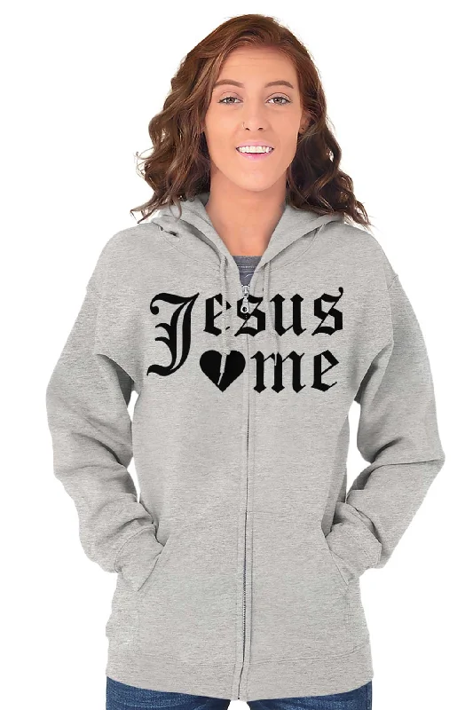 Jesus Hearts Me Zip Hoodie