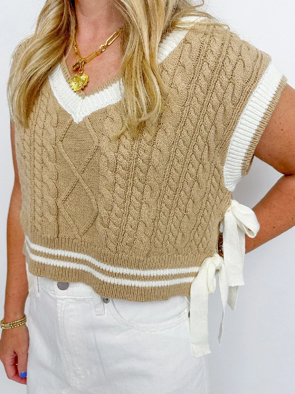 Darcy Tie Side Sweater Vest