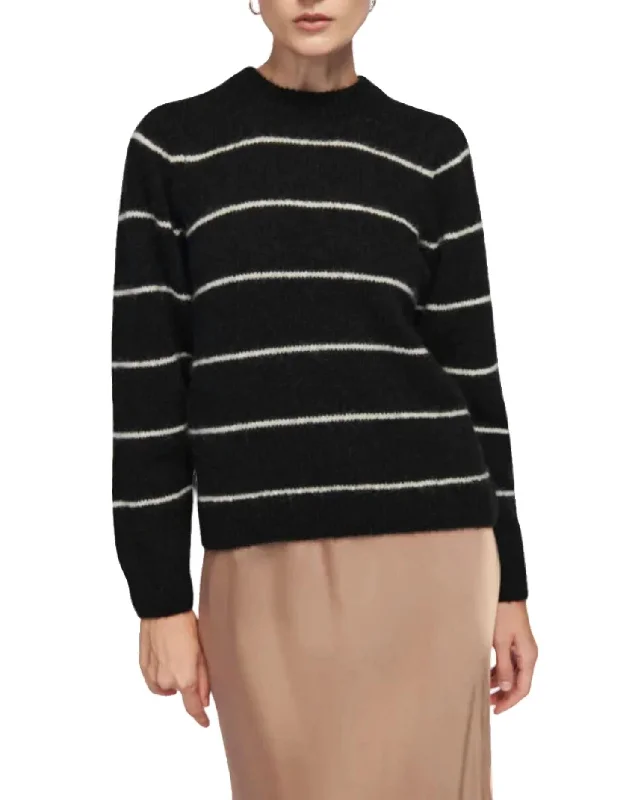 Busy Sweater In Oreo Stripe