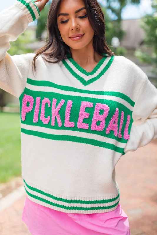 Center Court Varsity Pickleball Sweater