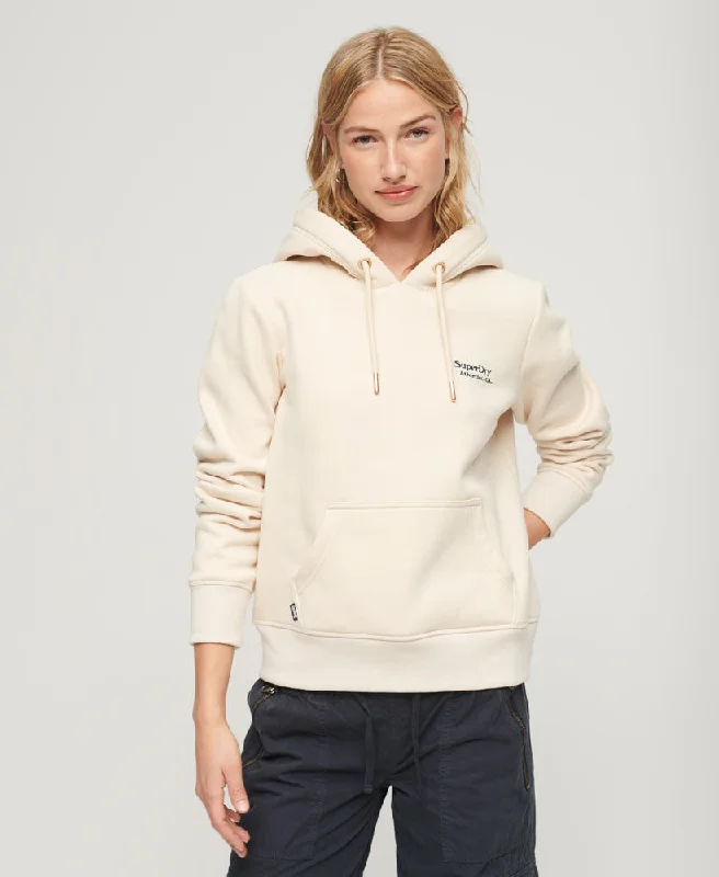 Essential Logo Hoodie | Tapioca Cream