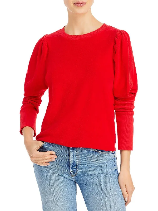 Inside Out Womens Terry Cloth Crewneck Pullover Sweater