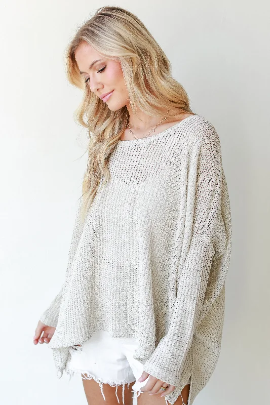 Let's Get Away Loose Knit Sweater