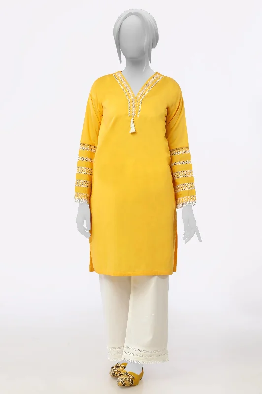 Yellow Stylised Kurti