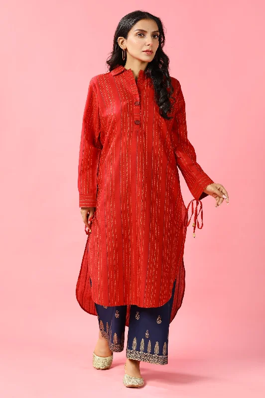 Red Stylised Kurti