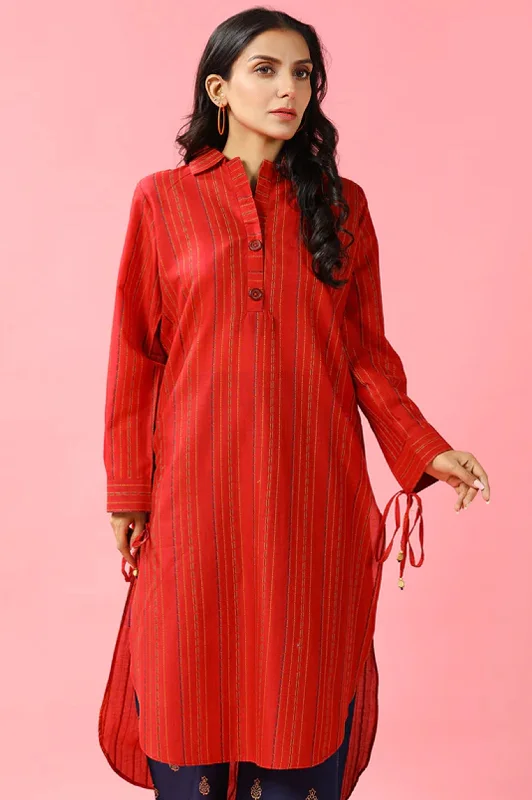 Red Stylised Kurti