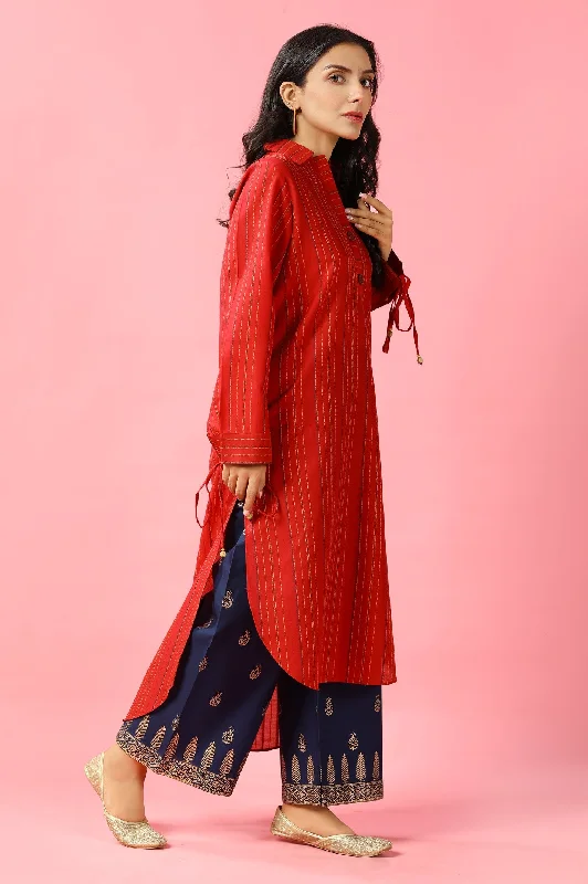 Red Stylised Kurti