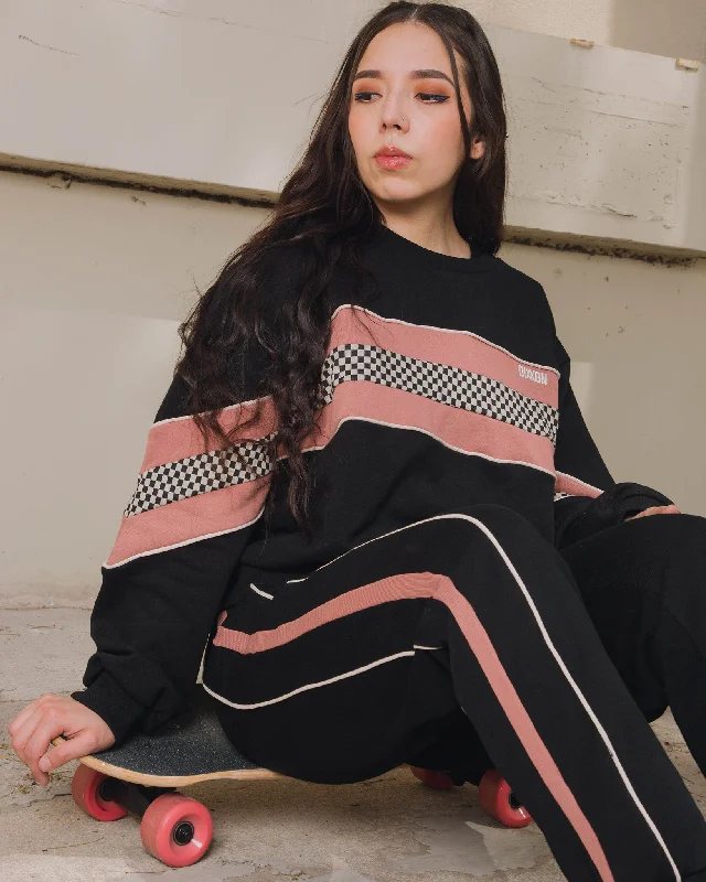 Women's Sunday Crewneck Sweatshirt - Neo Checkered