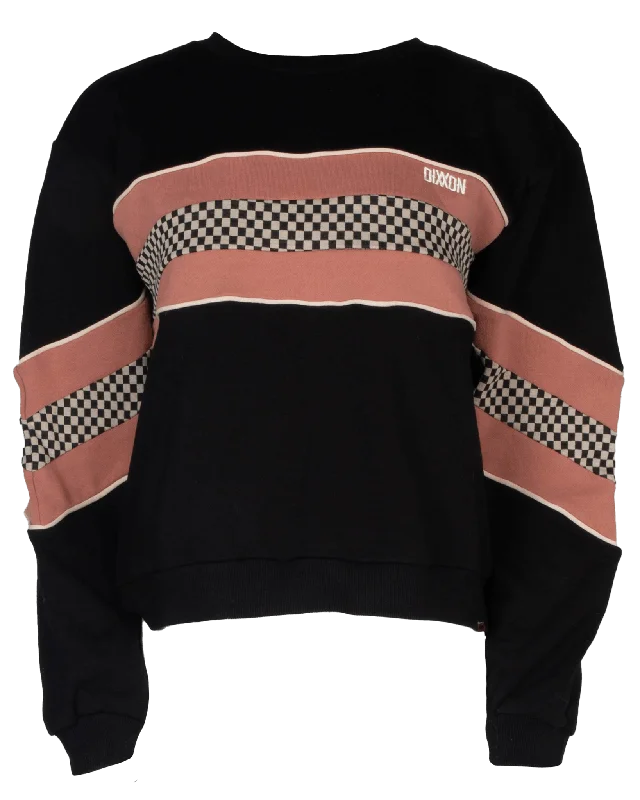 Women's Sunday Crewneck Sweatshirt - Neo Checkered