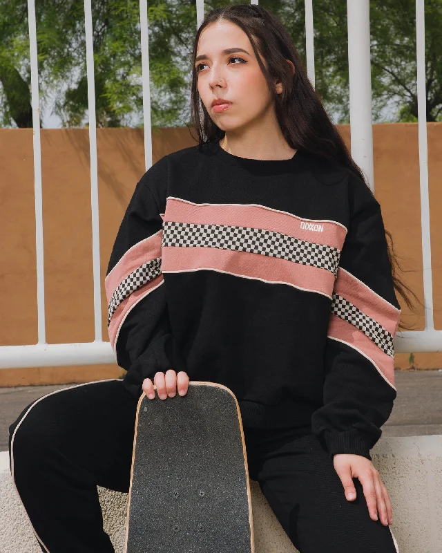 Women's Sunday Crewneck Sweatshirt - Neo Checkered