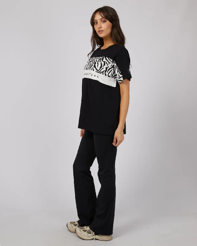 All About Eve Parker Panelled Tee Black