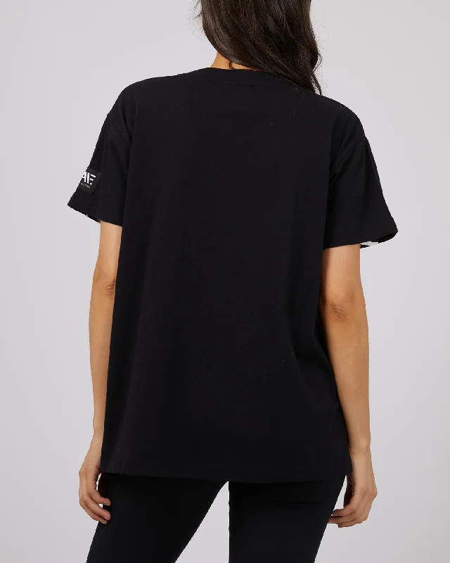 All About Eve Parker Panelled Tee Black