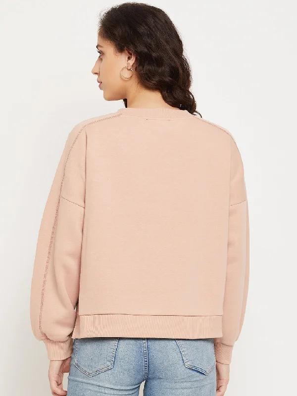 Camla Barcelona Women's Peach Sweatshirt