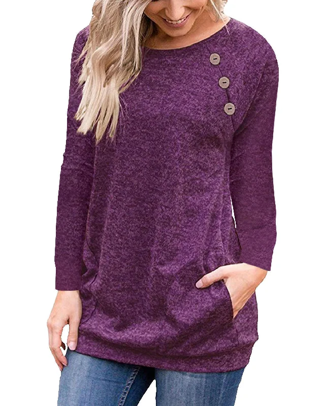 FZ Women's decoration pullover Tee