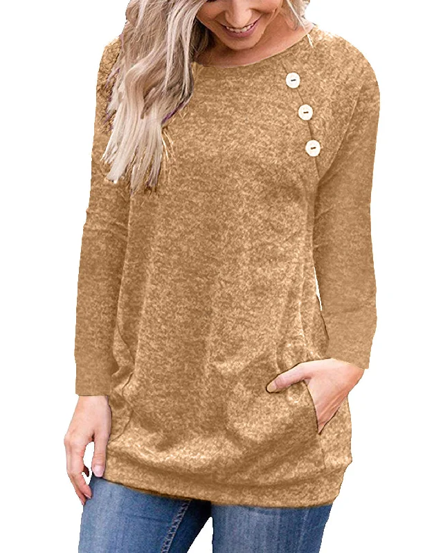 FZ Women's decoration pullover Tee