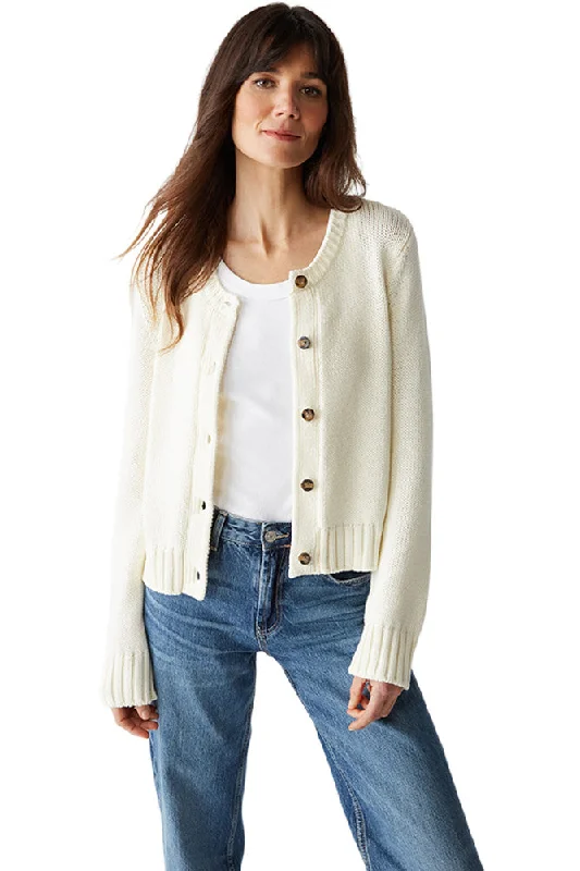 Michael Stars Willa Cardigan in Chalk