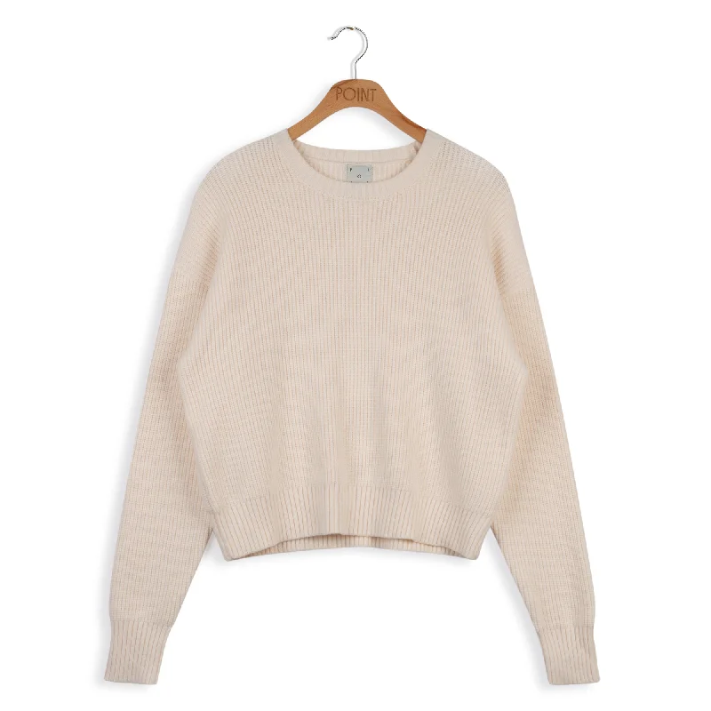 Point Chunky Crew Sweater