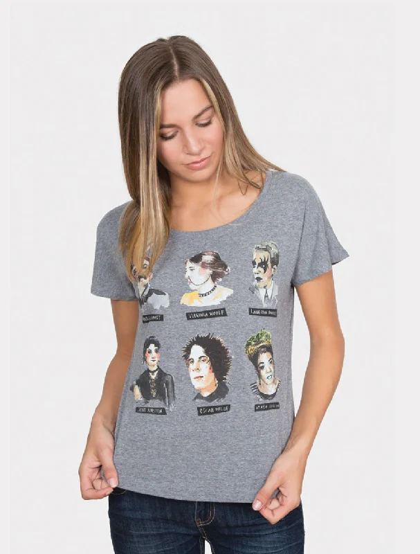 Punk Rock Authors Women’s Relaxed Fit T-Shirt