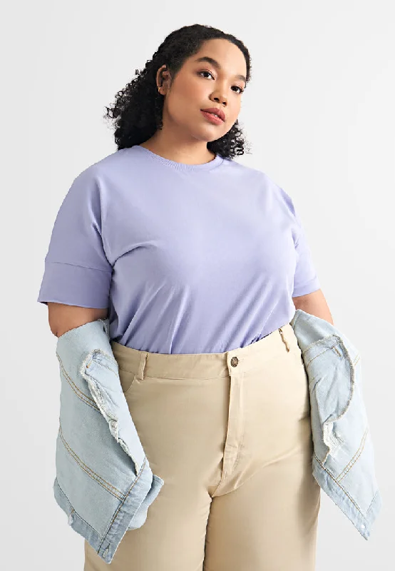 Hana Single Jersey Short Sleeve Back Pleat Tee