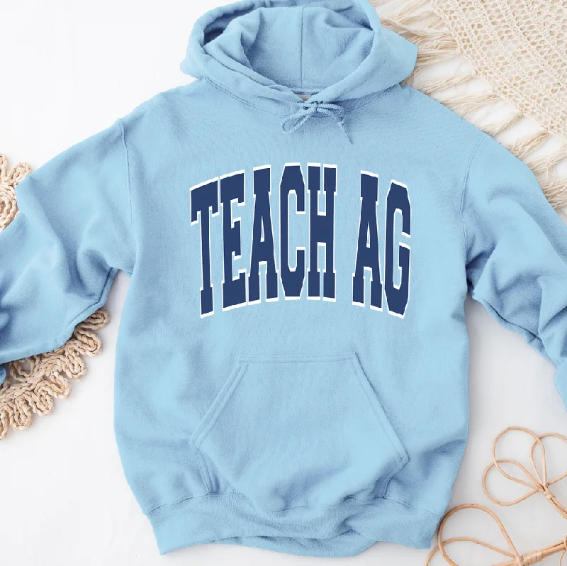 Big Varsity Teach Ag Blue Hoodie (S-3XL) Unisex - Multiple Colors!