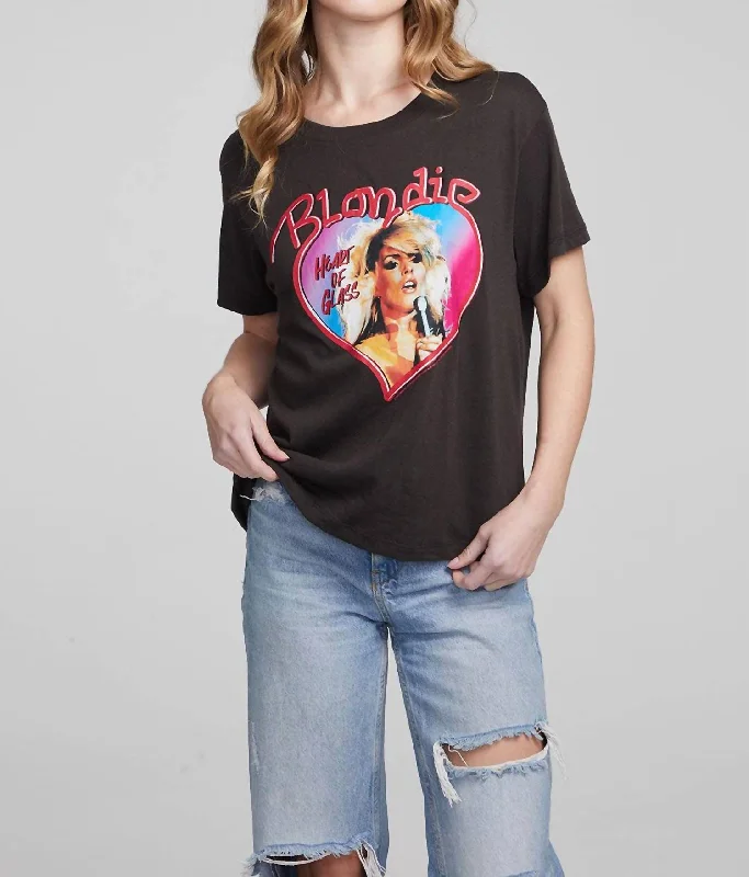 Blondie Heart Of Gold Tee In Black