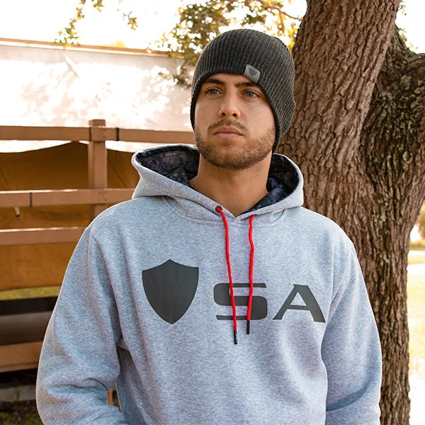 Classic Lined Hoodie | Blackout Digi Camo