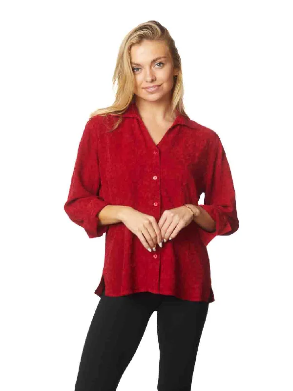 TIANELLO TENCEL™ Jacquard ""Vine""  ""Suzy"" Blouse