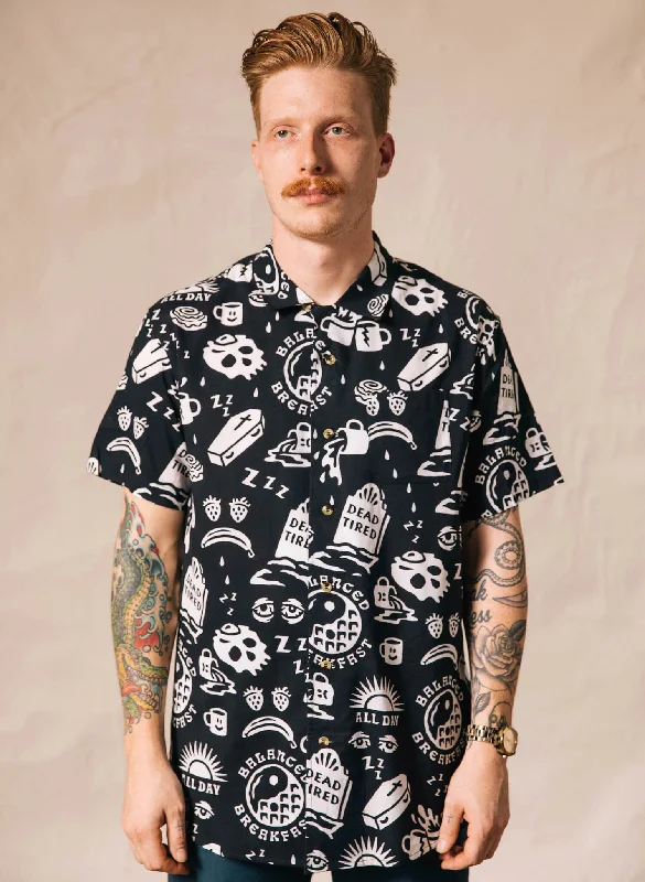 Dead Tired Button-Up