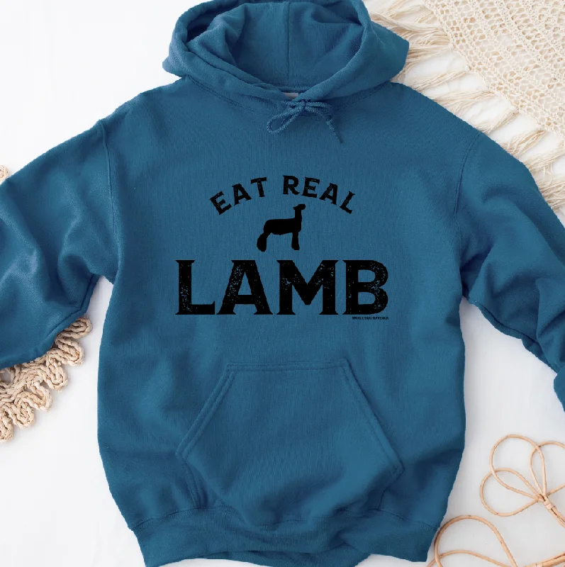 Eat Real Lamb Hoodie (S-3XL) Unisex - Multiple Colors!