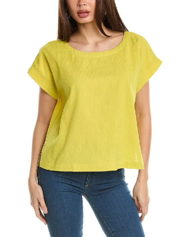 EILEEN FISHER Ballet Neck Square Top