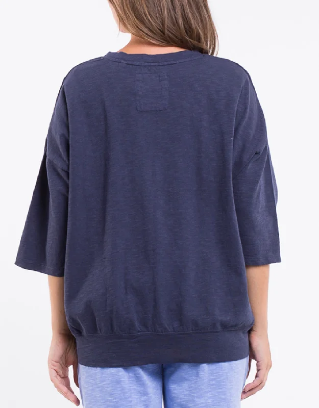 Elm Fundamental Mazie Sweat Navy